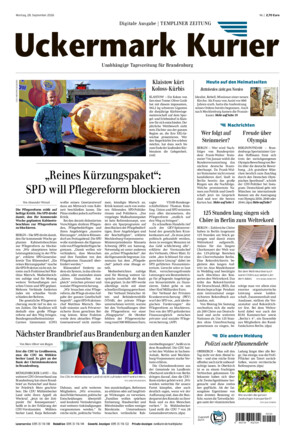 Nordkurier - Templiner Zeitung - ePaper