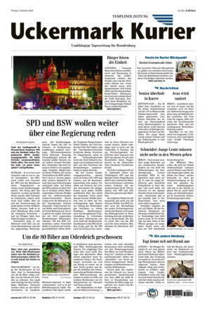 Nordkurier - Templiner Zeitung - ePaper