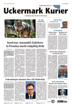 Nordkurier - Templiner Zeitung - ePaper