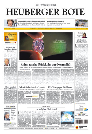 Heuberger Bote Vom 13.11.2020 – Als EPaper Im IKiosk Lesen