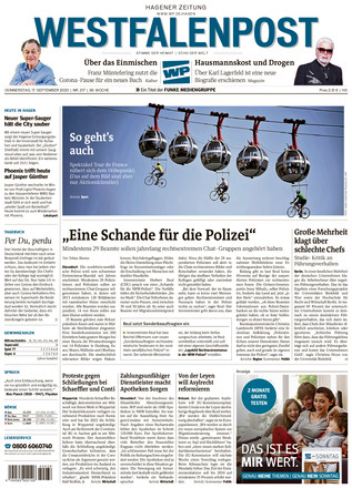 Westfalenpost vom 17.09.2020 – als ePaper im iKiosk lesen