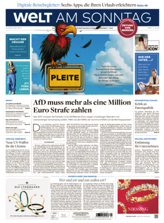 WELT AM SONNTAG Frühausgabe