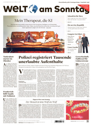 WELT AM SONNTAG Frühausgabe