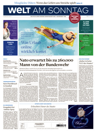 WELT AM SONNTAG Frühausgabe