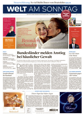 WELT AM SONNTAG Frühausgabe