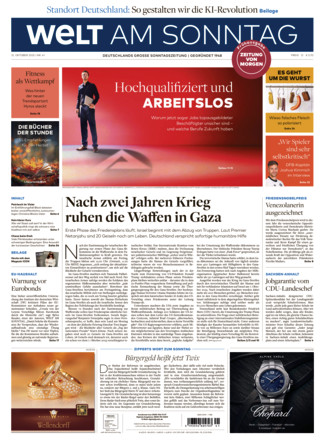 WELT AM SONNTAG Frühausgabe