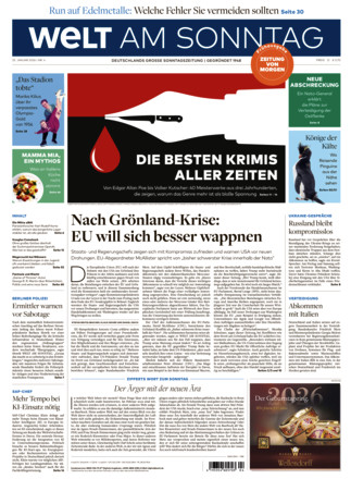 WELT AM SONNTAG Frühausgabe