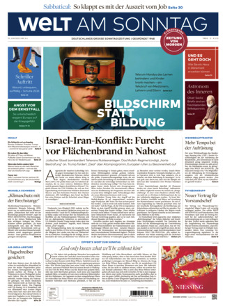 WELT AM SONNTAG Frühausgabe