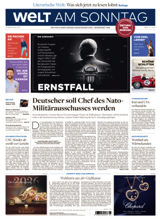 WELT AM SONNTAG Frühausgabe