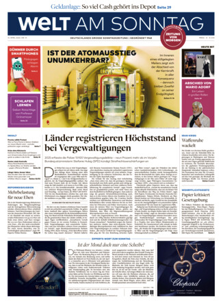WELT AM SONNTAG Frühausgabe