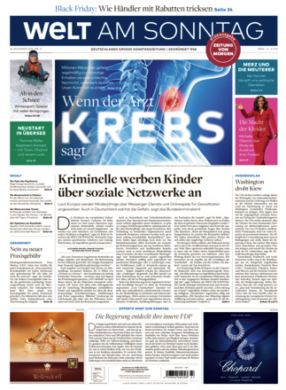 WELT AM SONNTAG Frühausgabe