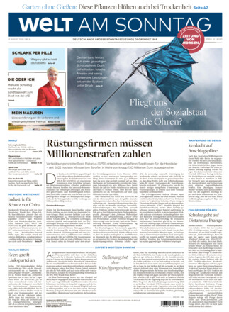 WELT AM SONNTAG Frühausgabe