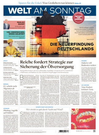WELT AM SONNTAG Frühausgabe