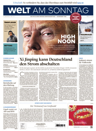 WELT AM SONNTAG Frühausgabe