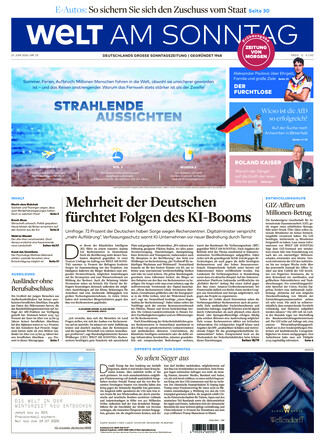 WELT AM SONNTAG Frühausgabe