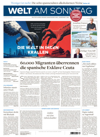 WELT AM SONNTAG Frühausgabe
