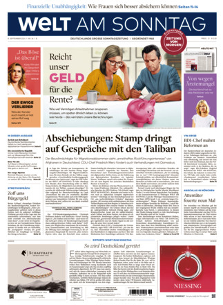 WELT AM SONNTAG Frühausgabe