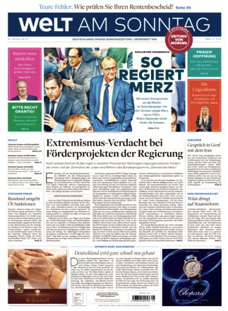 WELT AM SONNTAG Frühausgabe