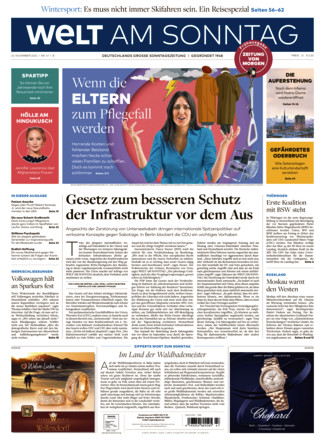 WELT AM SONNTAG Frühausgabe