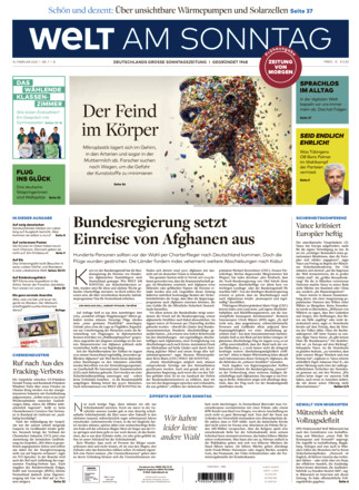 WELT AM SONNTAG Frühausgabe