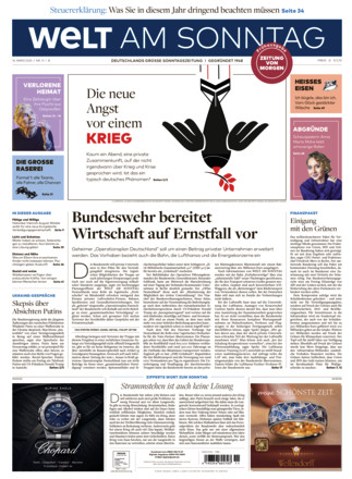 WELT AM SONNTAG Frühausgabe