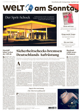 WELT AM SONNTAG Frühausgabe