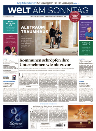 WELT AM SONNTAG Frühausgabe