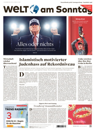 WELT AM SONNTAG Frühausgabe