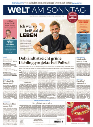 WELT AM SONNTAG Frühausgabe
