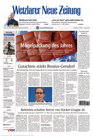 Wetzlarer Neue Zeitung - ePaper