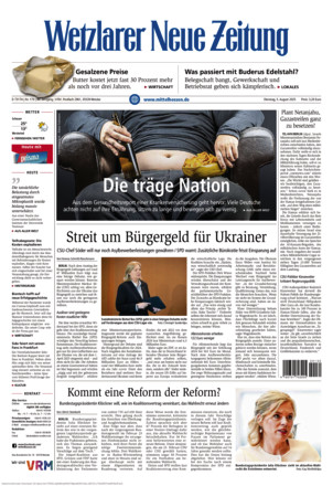 Wetzlarer Neue Zeitung - ePaper