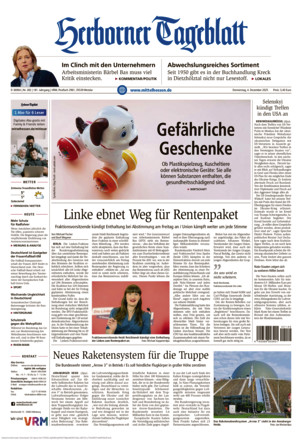 Herborner Tageblatt - ePaper