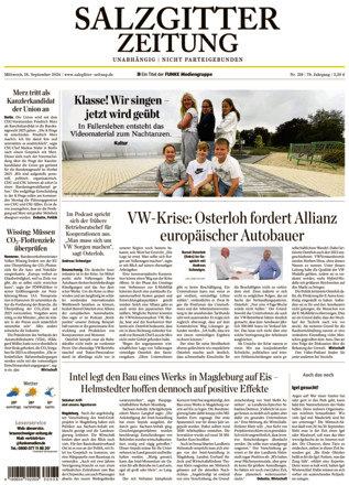 Salzgitter Zeitung - ePaper