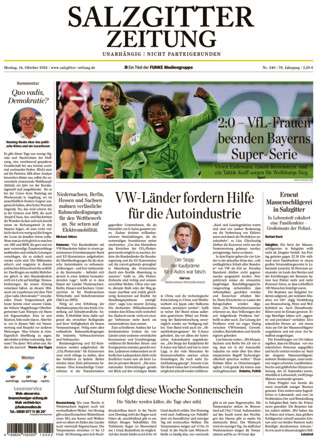 Salzgitter Zeitung - ePaper