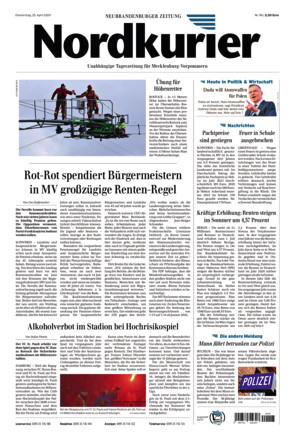 Nordkurier - Neubrandenburger Zeitung - ePaper