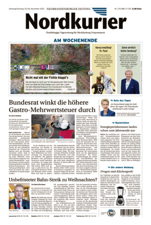 Nordkurier - Neubrandenburger Zeitung Stargard