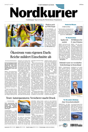 Nordkurier - Vorpommern Kurier Anklam - ePaper
