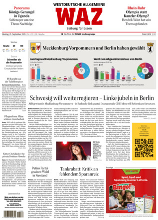 WAZ Westdeutsche Allgemeine Zeitung