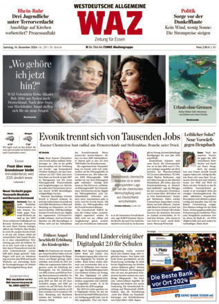 WAZ Westdeutsche Allgemeine Zeitung - ePaper