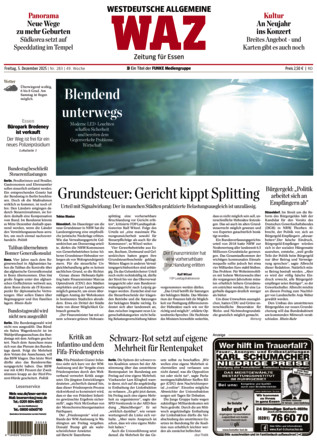 WAZ Westdeutsche Allgemeine Zeitung