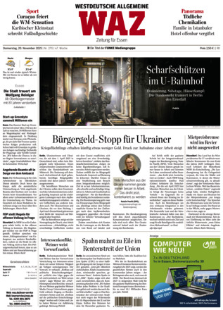 WAZ Westdeutsche Allgemeine Zeitung