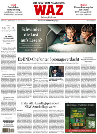 WAZ Westdeutsche Allgemeine Zeitung