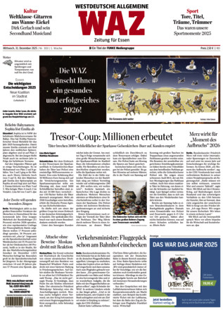 WAZ Westdeutsche Allgemeine Zeitung - ePaper