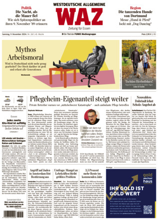 WAZ Westdeutsche Allgemeine Zeitung - ePaper