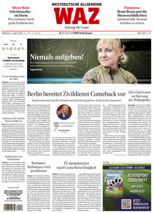 WAZ Westdeutsche Allgemeine Zeitung