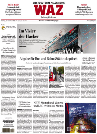 WAZ Westdeutsche Allgemeine Zeitung