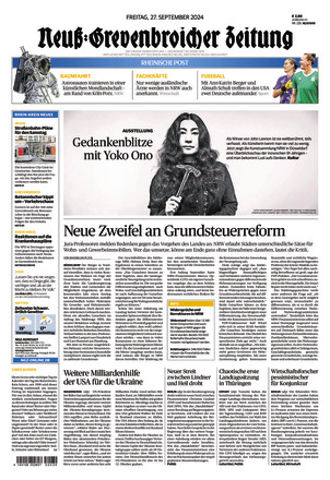 Neuss-Grevenbroicher Zeitung - ePaper