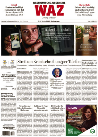 WAZ Westdeutsche Allgemeine Zeitung - ePaper