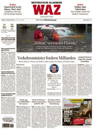 WAZ Westdeutsche Allgemeine Zeitung - ePaper