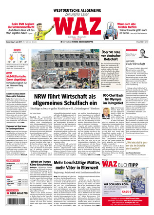 WAZ Westdeutsche Allgemeine Zeitung Newspaper - Read As E-paper At IKiosk